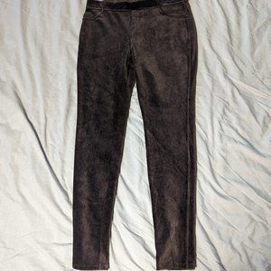 June & Daisy Textured Brown Pants